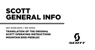 SCOTT mountain bike pedelec