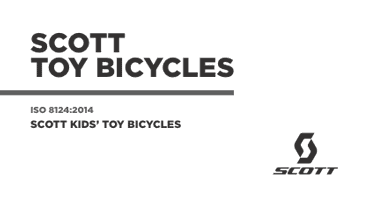 SCOTT kids' toy bicycle