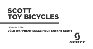Vélo d'apprentissage pour enfant SCOTT